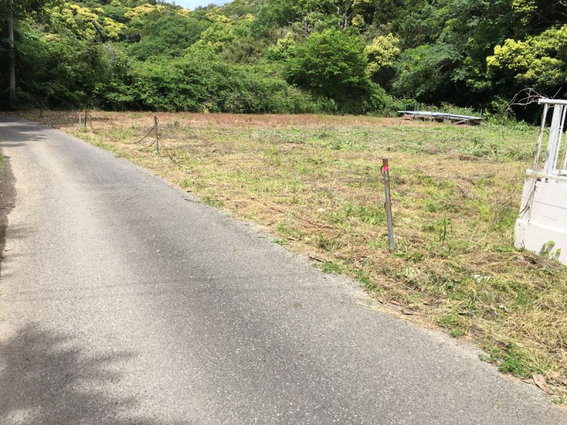 館山市沼　売地の外観|■前面道路