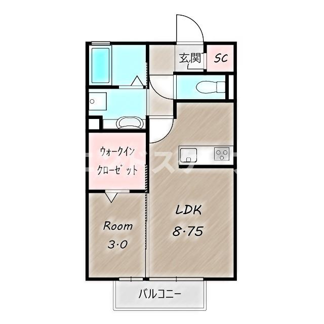Rosemaryの間取り|高崎、前橋エリアのお部屋探しはエンドスケープまで！お客様の理想お聞かせ下さい♪