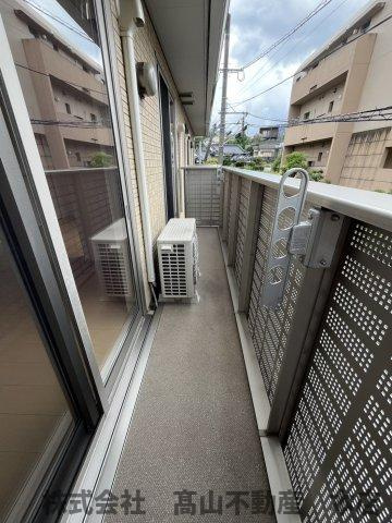 福岡県宗像市土穴2丁目のバルコニー
