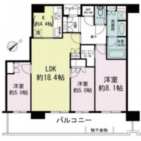 【間取り】 | ザ・パークハウス中之島タワー