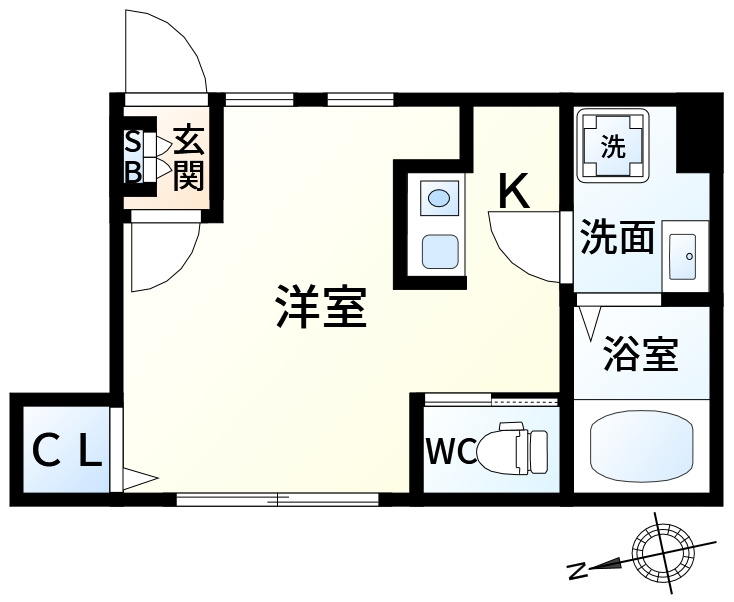 ピオーネ新小岩の間取り