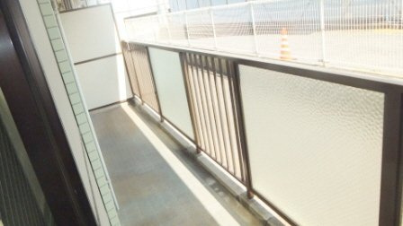 グリーンヒル夏見Ⅲのバルコニー|日当り良好バルコニー