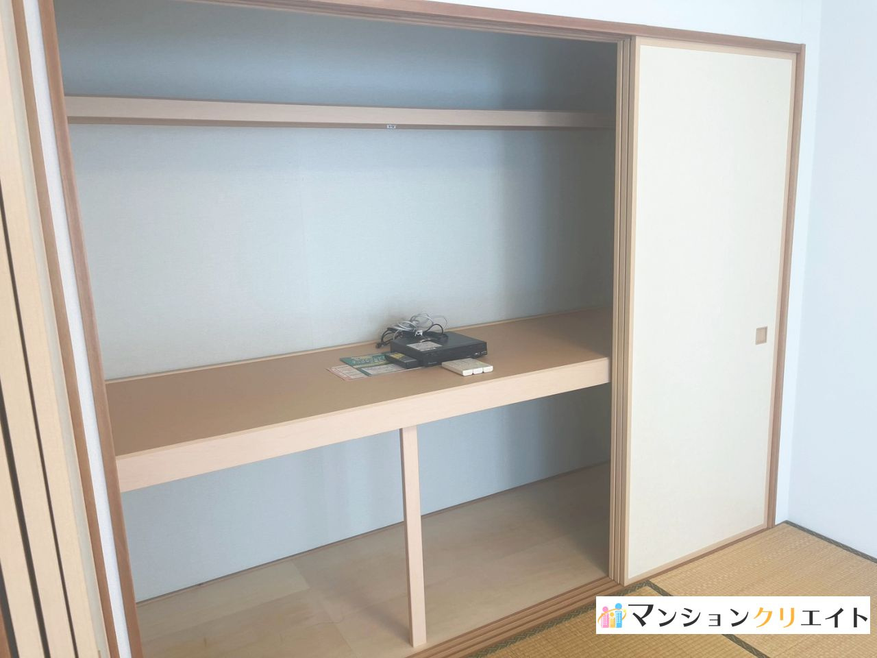 プレミスト大手さくら通りの収納|和室の押し入れ
