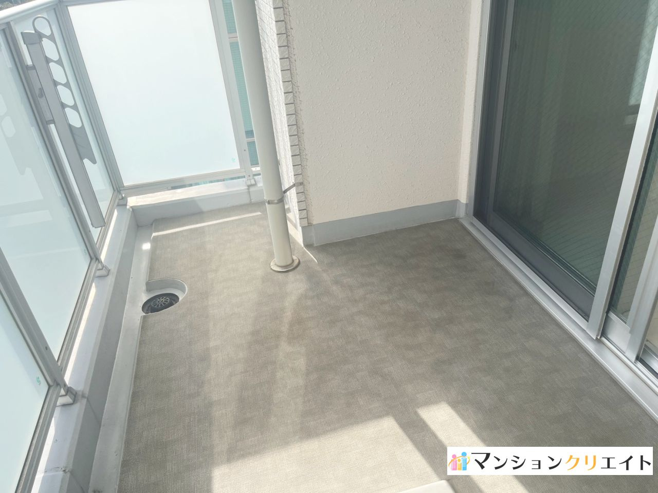 プレミスト大手さくら通りのバルコニー|南向きバルコニー