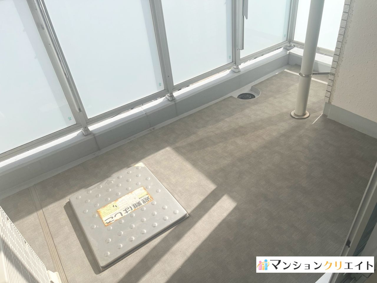 プレミスト大手さくら通りのバルコニー