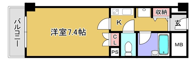 アーク福西の間取り