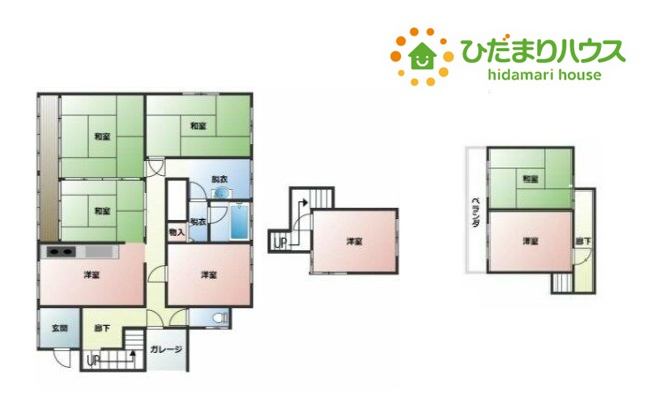 鴻巣市下谷　中古一戸建ての間取り