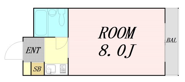 第2マンション　仲介手数料無料の間取り