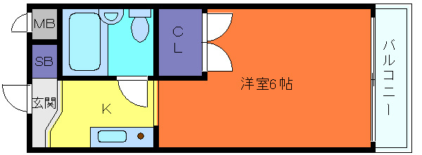 メゾン・ド・六甲パートⅤの間取り