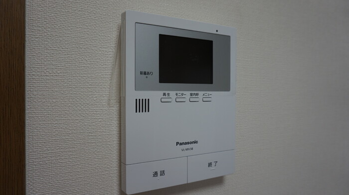 福の本ランダのセキュリティ|モニター付インターホン