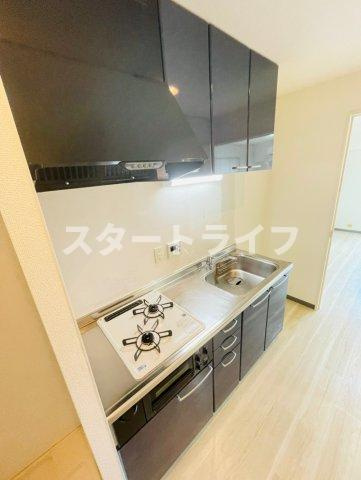 大阪市東淀川区東中島４丁目の賃貸マンションのキッチン