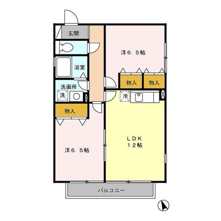 【間取り】 | アーバンハイムD棟(アーバンハイムディートウ)