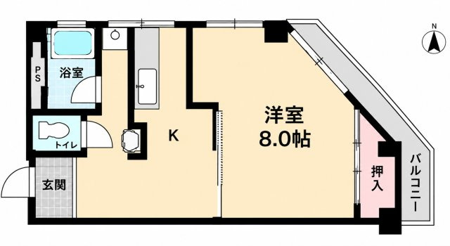 【間取り】 | 双輪コーポ２号館