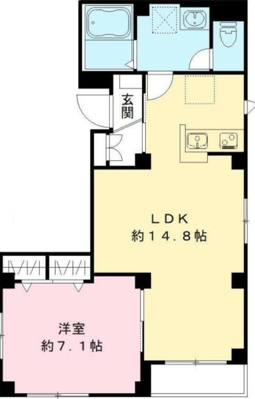 Bandol Shibadaimonの間取り