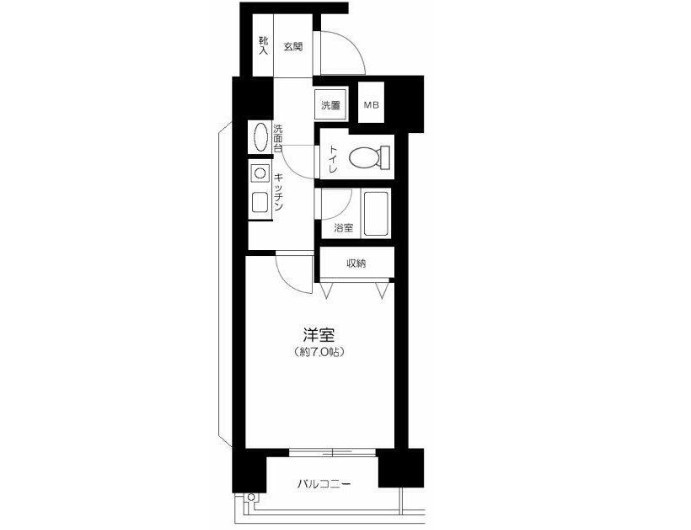セントパレス錦糸町の間取り