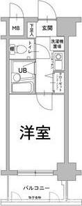 エスリード新神戸の間取り
