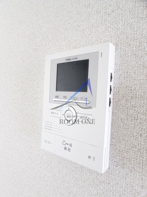 サニーコートのセキュリティ|モニター付インターホンです。