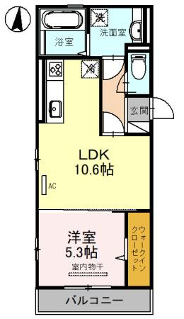【間取り】 | リーベ津久野Ⅰ