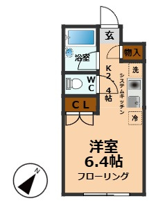 【間取り】 | グルクスハイムⅡ