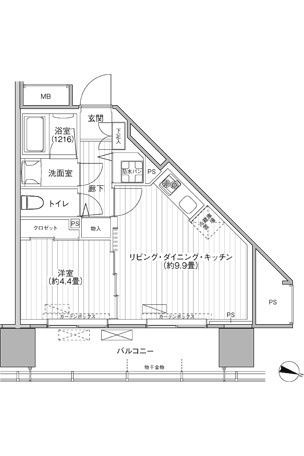 【間取り】 | 桜ヒルズ九段北
