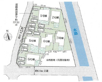 平塚市小鍋島2期　新築戸建　全6棟6号棟の区画図