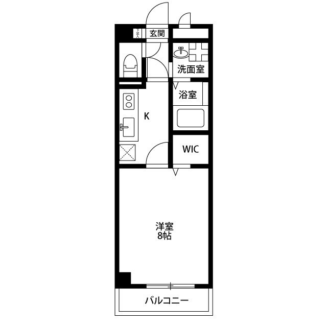 アンプルールフェールバレルコートの間取り