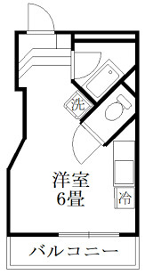 パレFUKUOKAの間取り