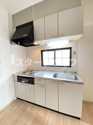 大阪市淀川区西中島３丁目の賃貸マンションのキッチン