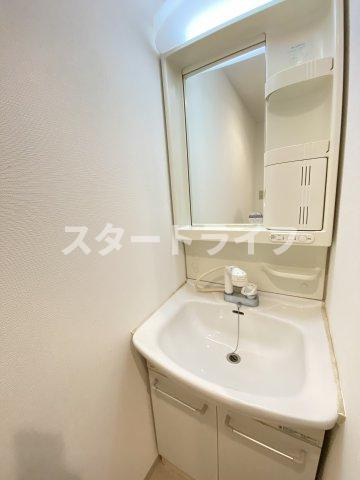 大阪市淀川区西中島３丁目の賃貸マンションの洗面所
