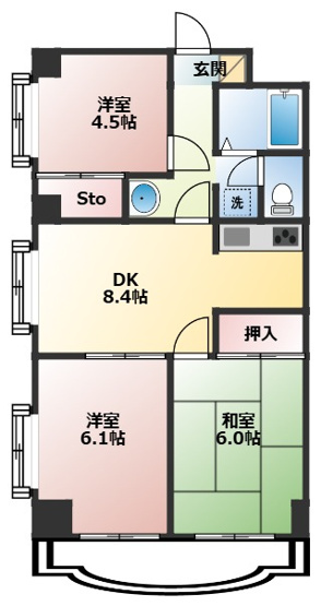 【間取り】 | ハイブリッジソシア