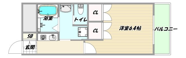 大阪市淀川区三国本町２丁目の賃貸マンションの間取り