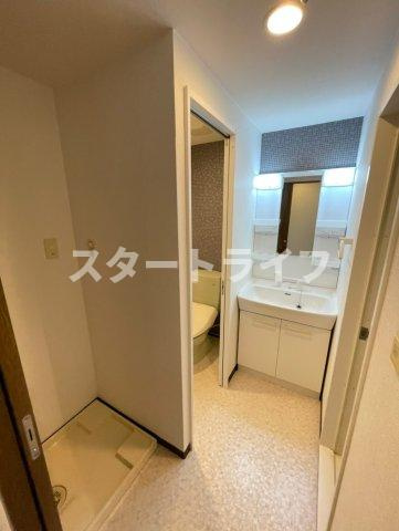 大阪市淀川区三国本町２丁目の賃貸マンションの洗面所