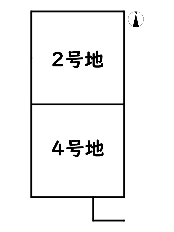 姫路市西庄1期/売土地の区画図