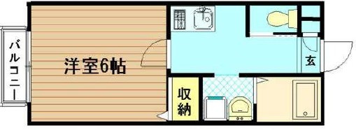 エスパス大山の間取り|間取りです。