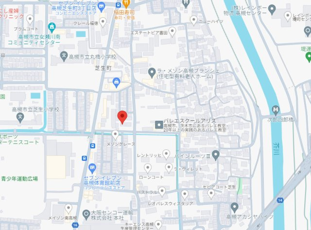グリーングラスハウスの地図