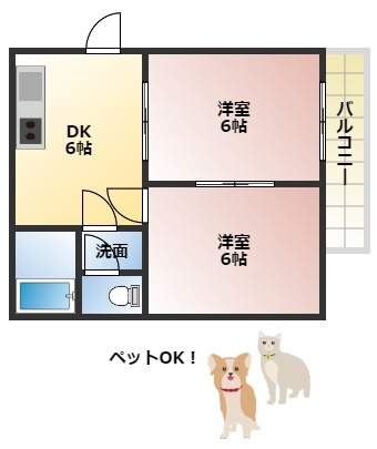 エトワルKの間取り