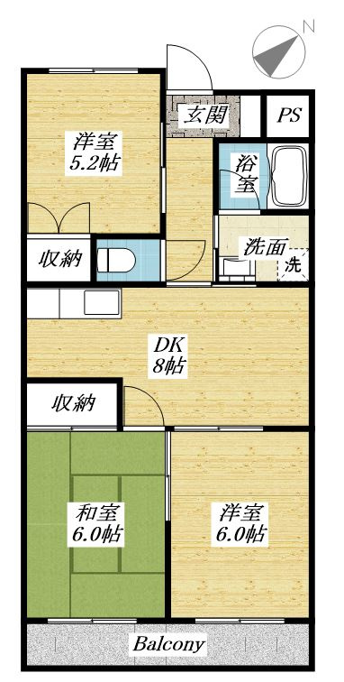 TKビルⅡの間取り