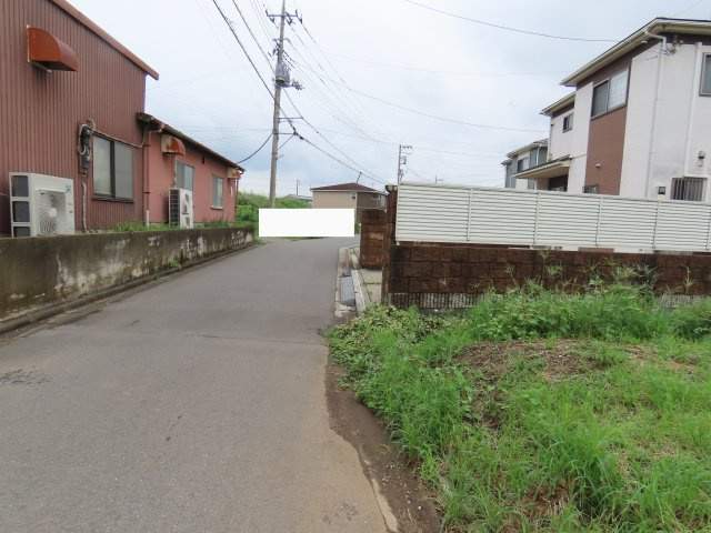 川越市小堤売地の前面道路含む現地写真