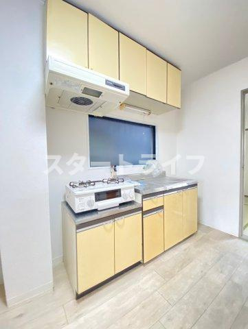 大阪市淀川区木川西２丁目の賃貸マンションのキッチン