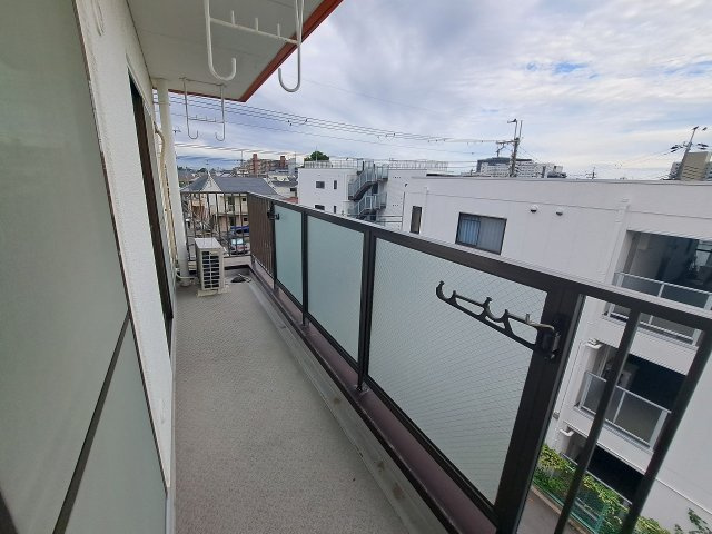 パークサイド武庫川のバルコニー