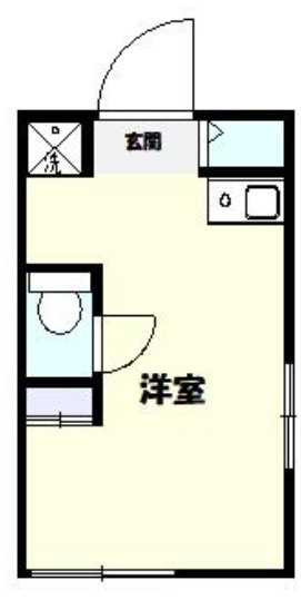 新宿区中落合３丁目のアパートの間取り
