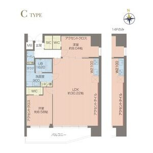 プレジオ北浜　中大江小学校区の間取り