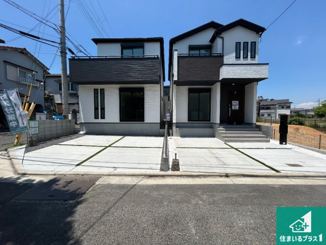 ♦岸和田市八幡町　新築一戸建ての外観|安心の10年保証！外観を美しく保ち、雨水で汚れを落とします！気になることがありましたら、お気軽にお問い合わせください！