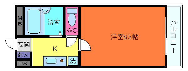 萌ＮＡＫＡＴＡＮＩの間取り
