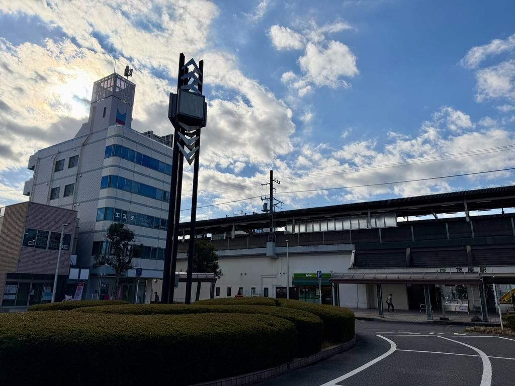 茂原市町保の店舗事務所の周辺