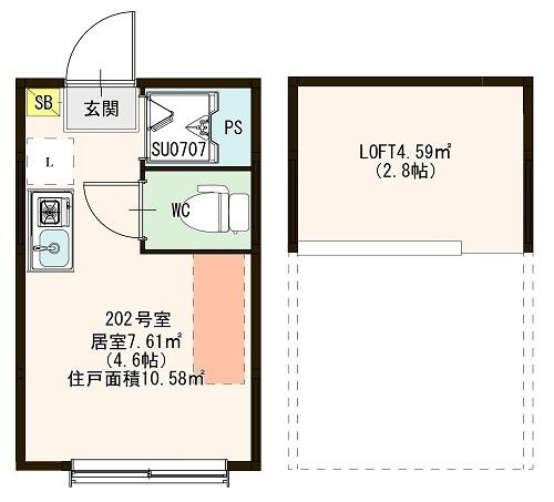 【間取り】 | ハーモニーテラス十条
