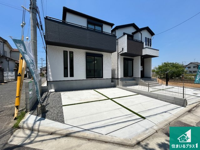 岸和田市八幡町　新築一戸建ての外観|お客様に長く安心して住んでいだだける事にこだわった家づくり！住んでからのアフターサービスにもしっかりと取り組んでいます！