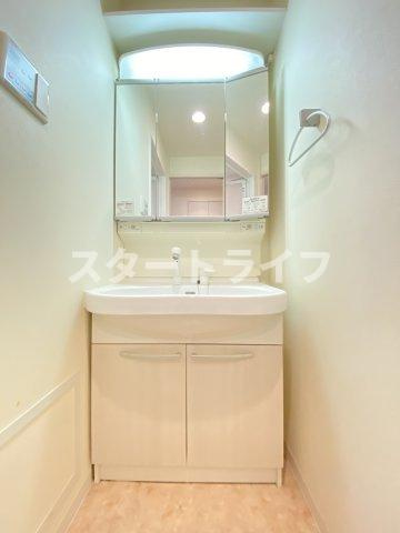 大阪市淀川区宮原１丁目の賃貸マンションの洗面所