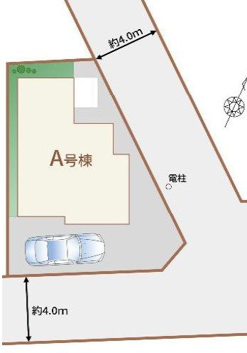 戸建 東久留米市柳窪２丁目の区画図