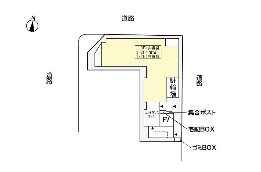ベル・フルールの区画図